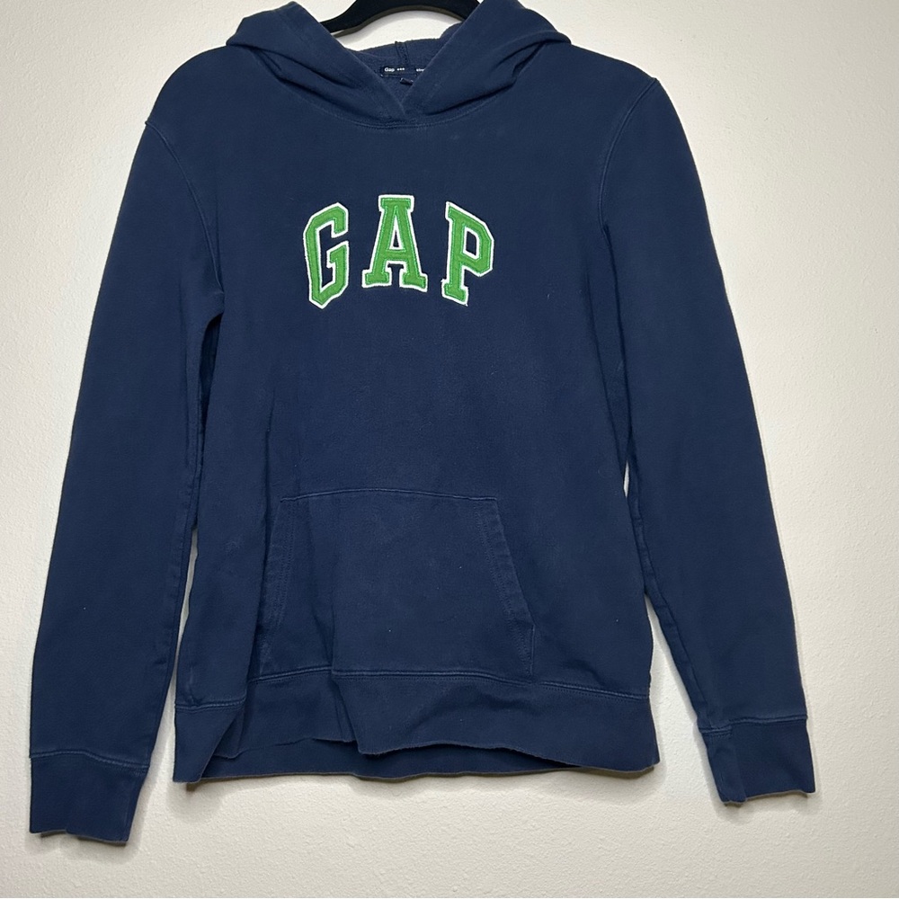 GAP Navy Stretch Pullover Hoodie